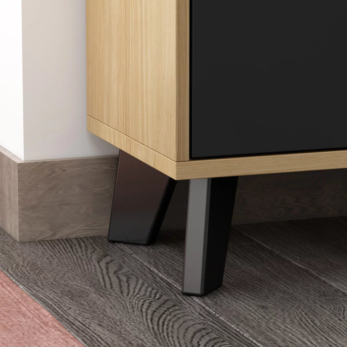 Shoe Rack Cabinet, Modern Shoe Storage Organizer with 3 Pull-down Drawer for Entryway, Home Office