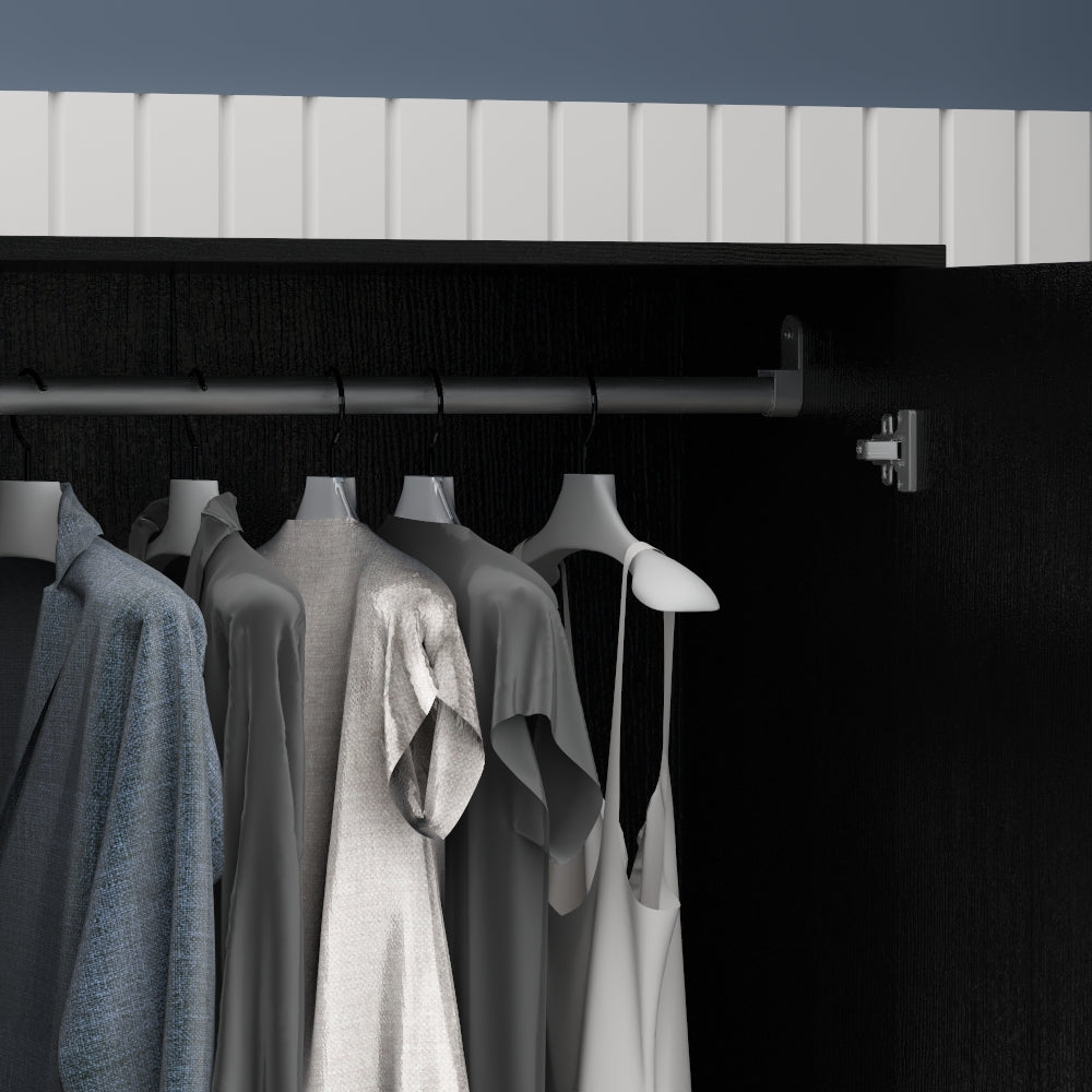 WIAWG Tall Wardrobe Cabinet with Drawer Large Armoire Cabinet Clothing Storage Organizer for