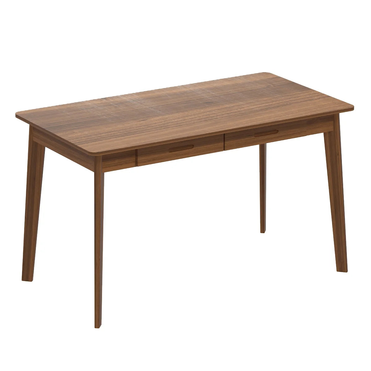 WIAWG Modern Office Desk with Drawer, Simple Computer desk in Home, Brown 47.2"