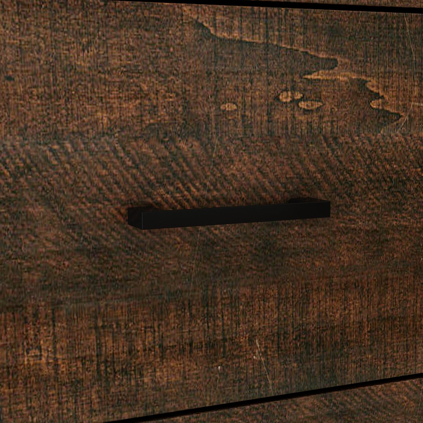 WIAWG 63" Dresser for Bedroom,6 Drawer Dresser, Chest of Drawers, Rustic Drawer Cabinet for Living Room Hallway Office,Brown