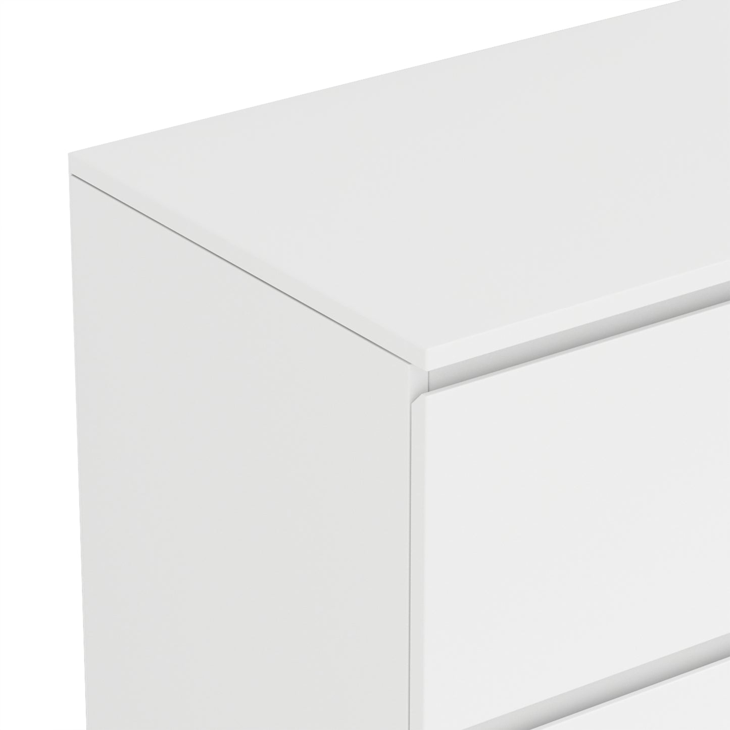 6-Drawer Dresser Chest for Storage, Nursery Storage Drawers for Bedroom Living Room, White