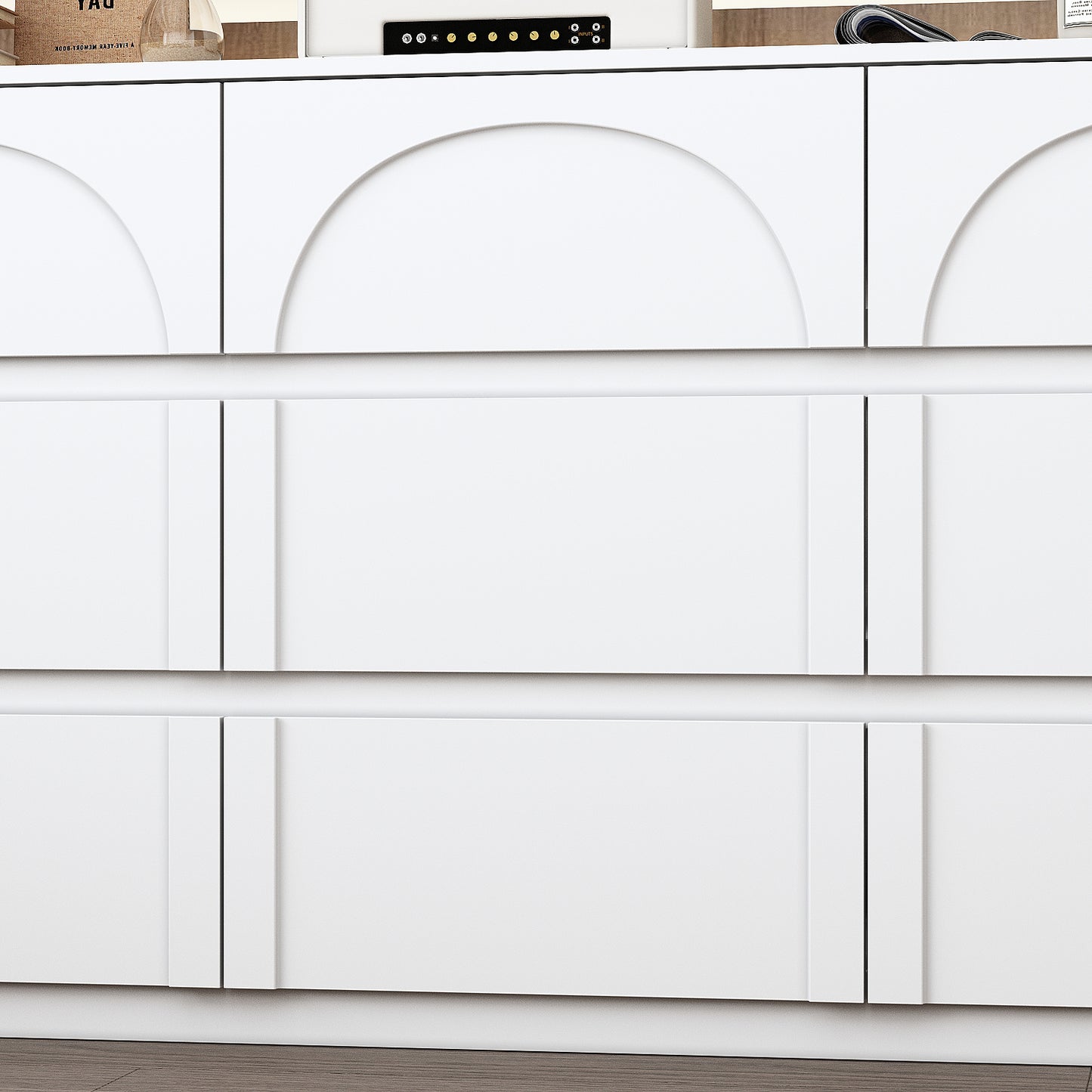 WIAWG 63-Inch Tall Bedroom & Living Room Storage Cabinet - Ample Space in a 9-Drawer Chest Dresser